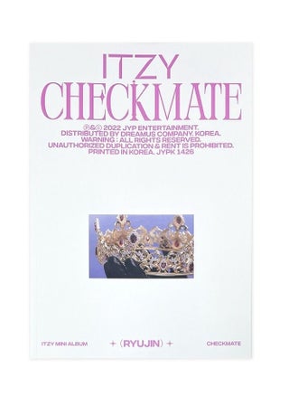 Itzy 5th Mini Album Checkmate Standard Edition Ryujin Version Kpop CD with Photobook Photocards Mini Poster Lyrics Paper and Sticker - pzsku/Z37B1145568034738A062Z/45/_/1684495910/d8badf84-65ae-4fec-a6ad-34188ecdfe32
