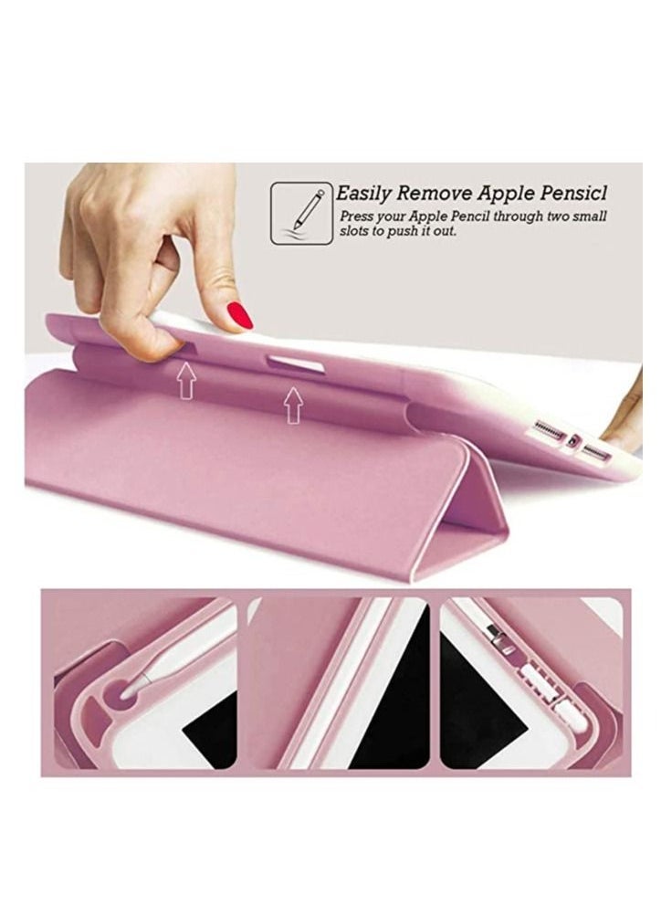 Case for New iPad Air 5th Generation (2022)/iPad Air 4th Generation (2020) 10.9 Inch, with Screen Protector and Auto Wake/Sleep Cover, Pink - Image 3