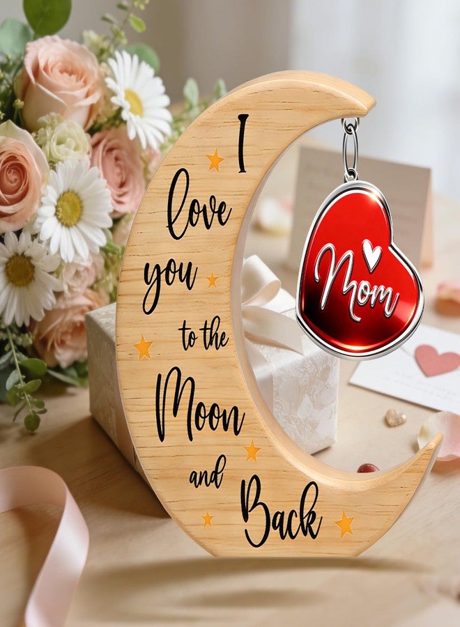 SNILOAW Gifts for Mom from Daughter Son - Best Mom Ever Mother Birthday Love You to the Moon and Back Gifts Mom Gift for Mothers Day Christmas Gift - Image 5