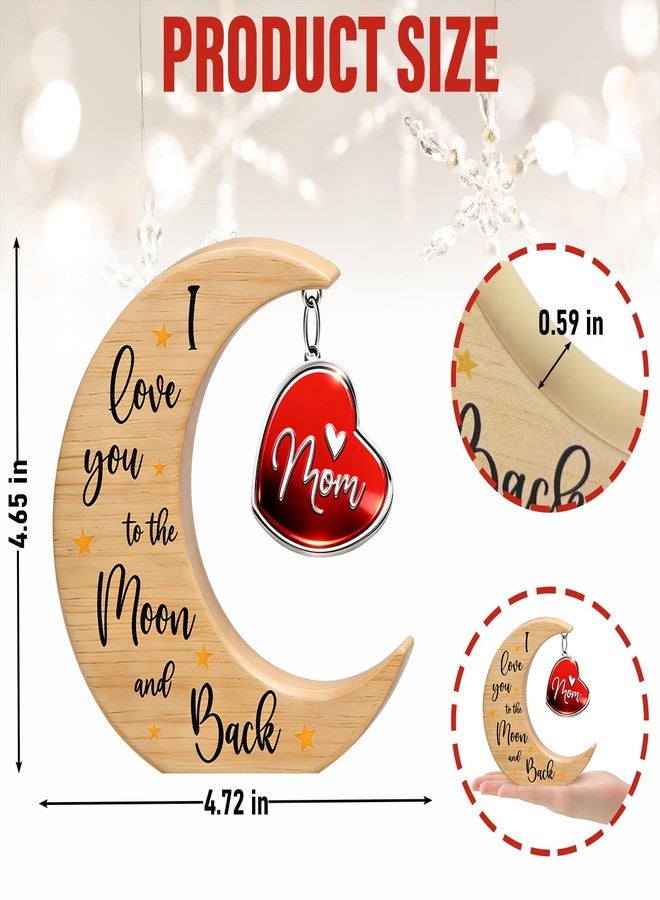 SNILOAW Gifts for Mom from Daughter Son - Best Mom Ever Mother Birthday Love You to the Moon and Back Gifts Mom Gift for Mothers Day Christmas Gift - Image 2