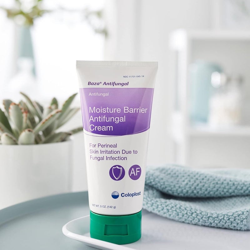 Coloplast Baza Antifungal Moisture Barrier Cream - 5 oz Tube with 2% Miconazole Nitrate - Image 3