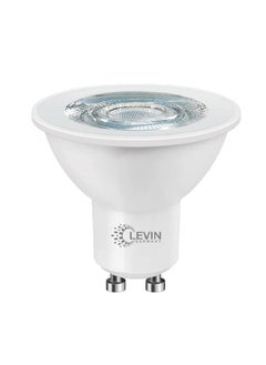 Levin Germany Levin 6W GU10 LED Lamp, 3000K Warm White, 530 Lumens, Flicker Free, Non-Dimmable, IP20, SMD LED, CRI>80, Suitable for Hypermarket, Office, Home, Showrooms, Kitchen and Bedrooms.  - Image 1