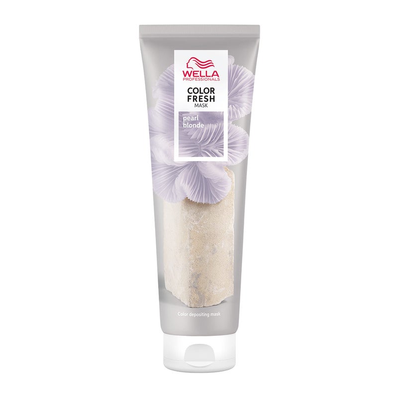 Wella Professionals Color Fresh Mask | Pearl Blonde | Natural Shade | Hair Color-Depositing Mask | Vegan Formula with Avocado Oil | Zero Damage | Silicone Free | 5 Fl Oz - Image 1