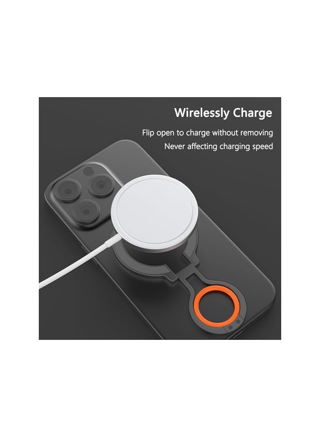 S-TOP Magnetic Phone Grip Holder for MagSafe, Adjustable Finger Ring Loop Grip for MagSafe Ring Stand Holder Kickstand Compatible with for iPhone 16e 16 Pro Max 15 14 13 12, Samsung & Other Phones - Image 2