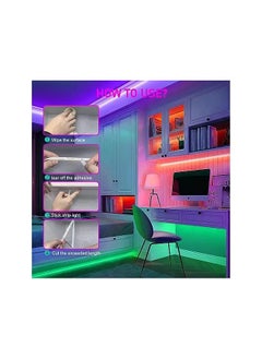 SKY-TOUCH Led Strips Lights 5M With Remote Led Lights Strip Music Sync Flexible Rgb Color Changing Led Lights Kit For Bedroom Diy Color Options Led Strip For Home Decoration Bar Kitchen Party  - Image 4