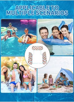 GROIC 4-in-1 Hammock Inflatable Pool Float, Watermelon Pattern Multi-Purpose Pool Hammock, Lounge Chair, Saddle, Drifter, Hammock Pool Chair, Portable Water Hammock  - Image 4