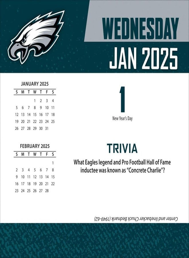 Turner Licensing TURNER SPORTS Philadelphia Eagles 2025 Box Calendar (25998053053) - Image 2
