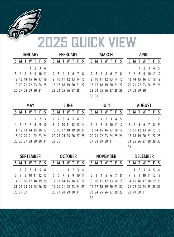 Turner Licensing TURNER SPORTS Philadelphia Eagles 2025 Box Calendar (25998053053) - Image 4