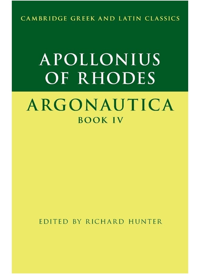 Cambridge University Press Apollonius of Rhodes: Argonautica Book IV