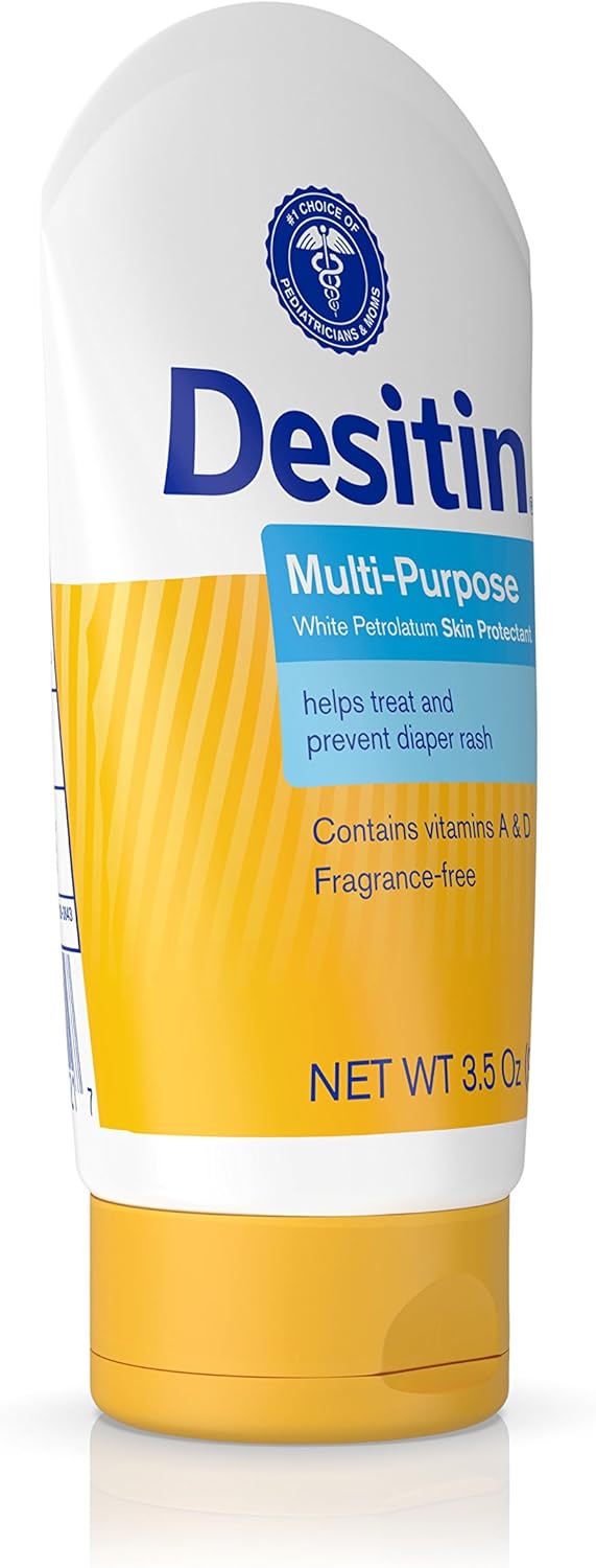 Desitin ديستين واقي للبشرة ومراهم طفح الحفاض متعددة الاستخدامات مع فيتامينات أ و د حجم سفر 35 أونصة عبوة من 2 - Image 3