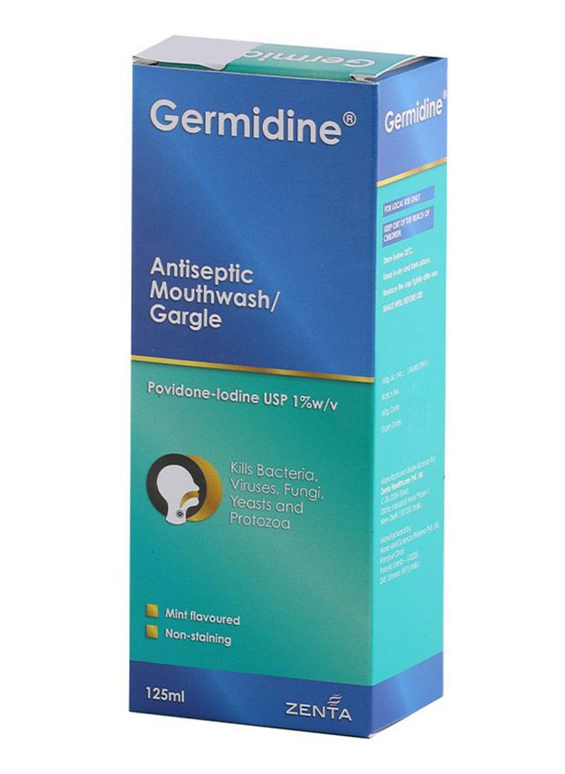 Germidine - Antiseptic Mouthwash/Gargle 1 % With Alcohol 125 Ml - Image 1