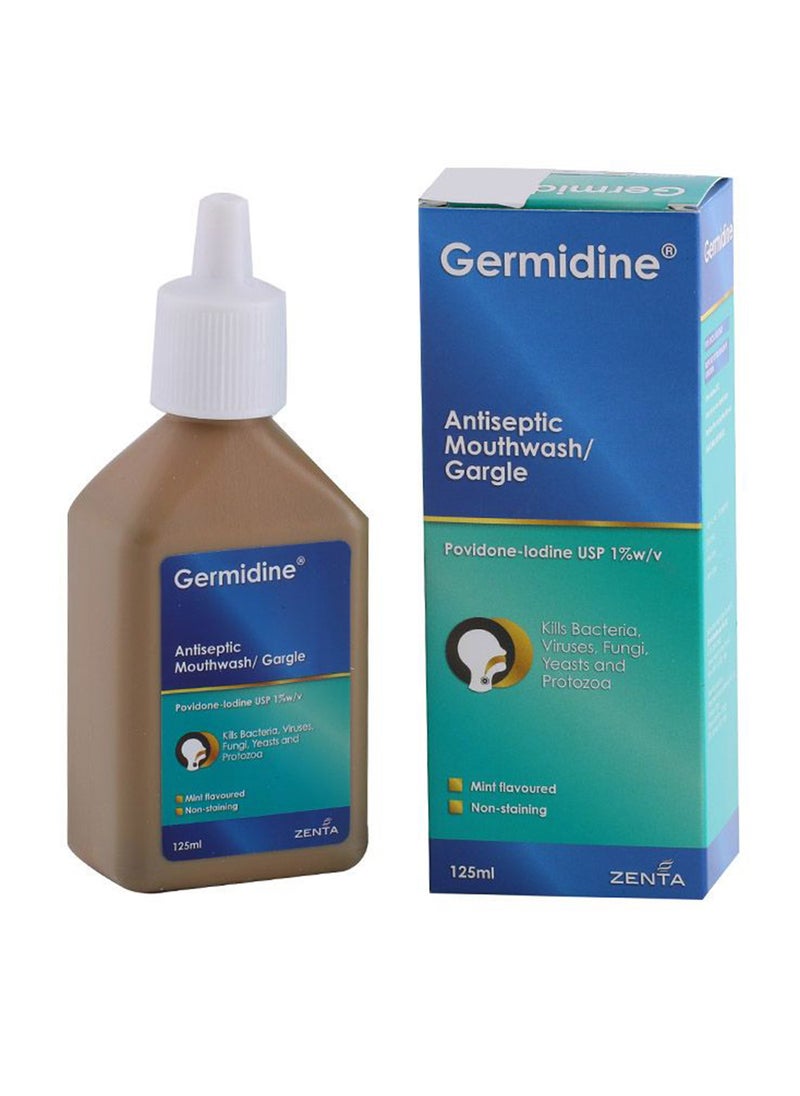 Germidine - Antiseptic Mouthwash/Gargle 1 % With Alcohol 125 Ml - Image 1