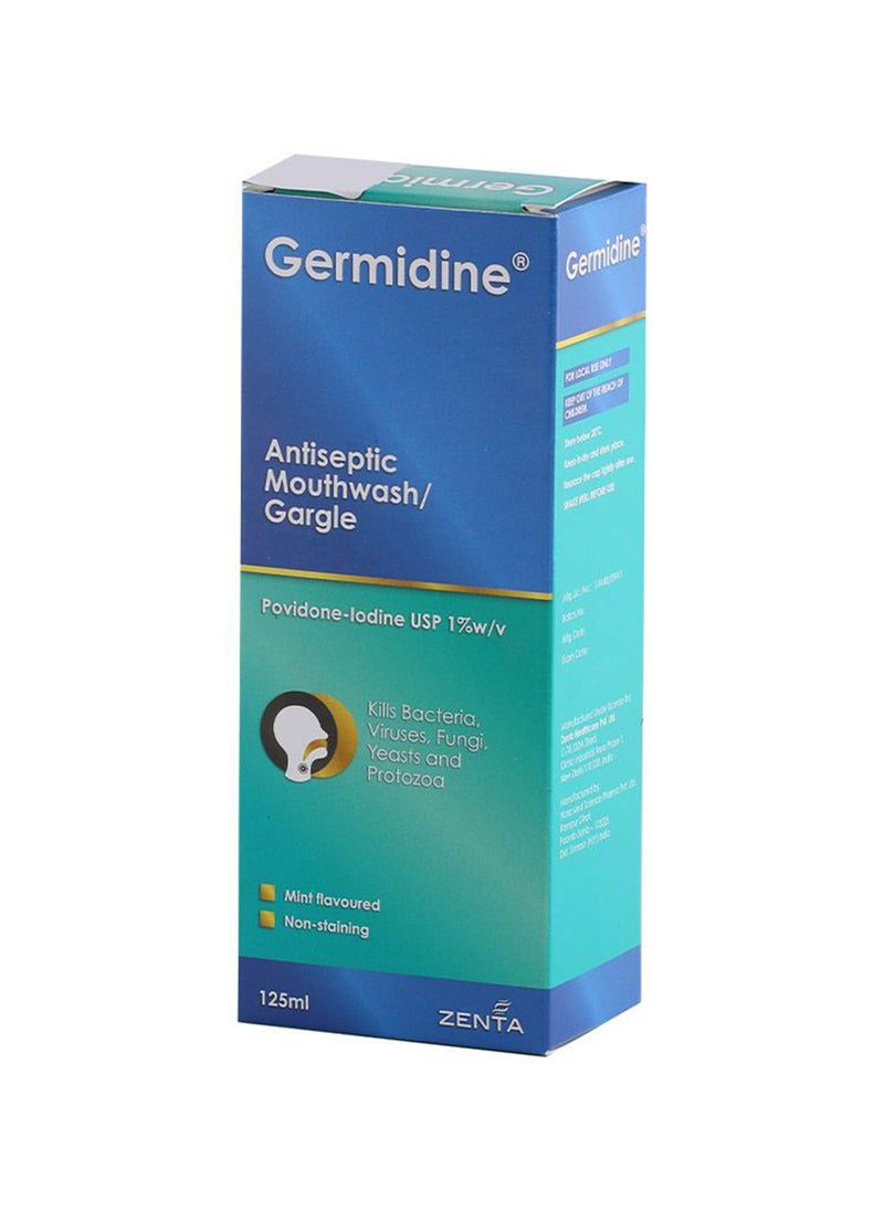 Germidine - Antiseptic Mouthwash/Gargle 1 % With Alcohol 125 Ml - Image 1
