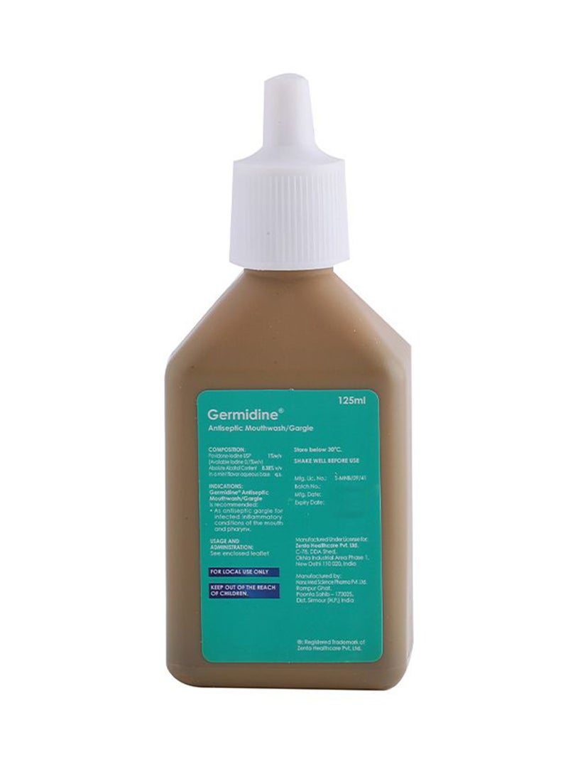 Germidine - Antiseptic Mouthwash/Gargle 1 % With Alcohol 125 Ml - Image 1
