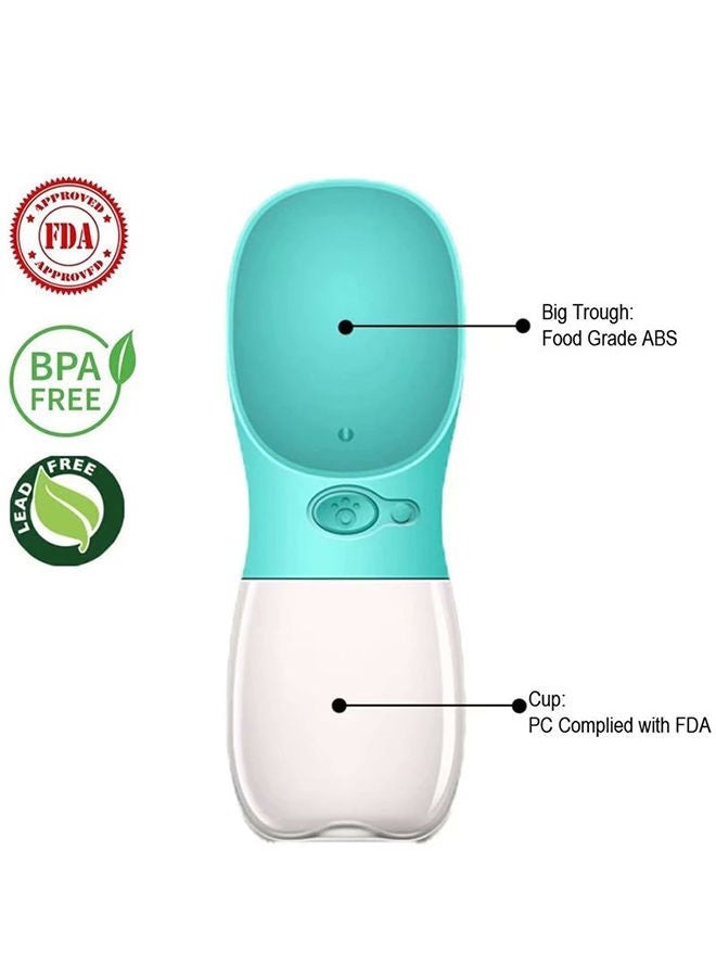 NIBEMINENT Leakproof Pet Water Bottle Green/Clear 7.5x20.8x4.5cm - Image 4