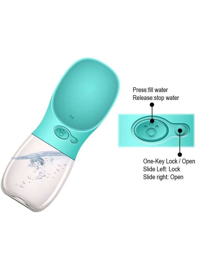 NIBEMINENT Leakproof Pet Water Bottle Green/Clear 7.5x20.8x4.5cm - Image 3