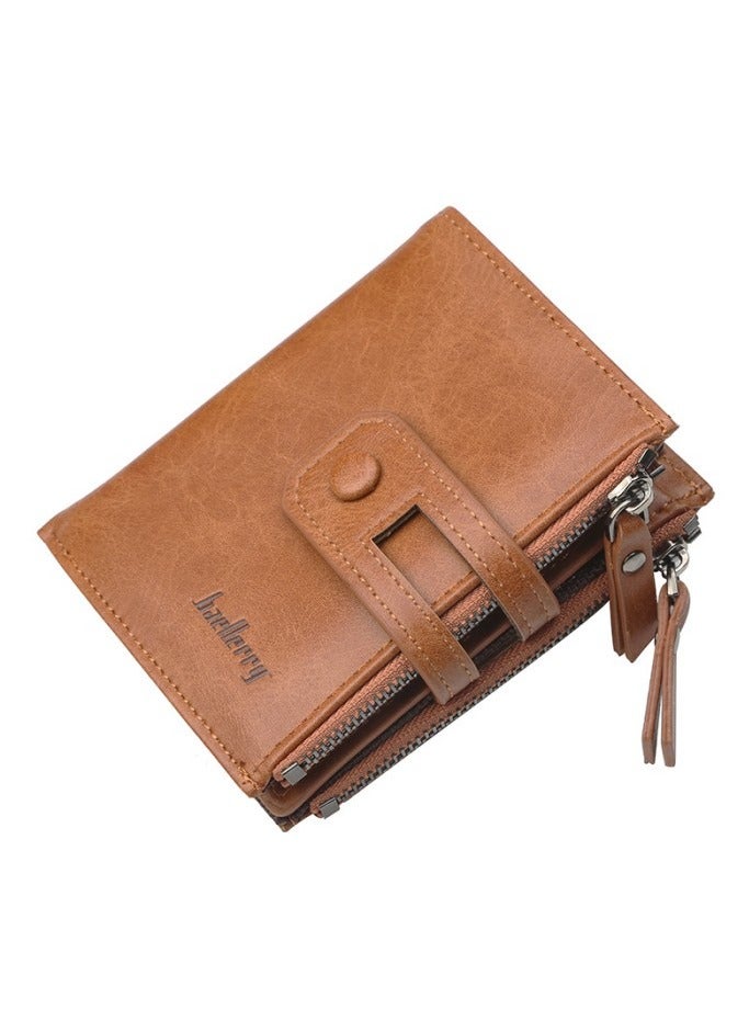 baellerry Leather Small Zipper Around Wallet - Image 1