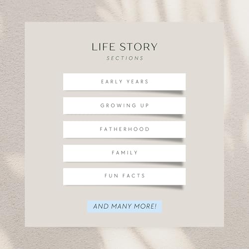 CATCHYOURDREAMS Dad's Story Journal (Hardcover with Case): A Meaningful Keepsake for a Father to Share His Life Journey and Memories, Includes 250+ Prompt Questions, Sentimental Gifts Idea - Image 5