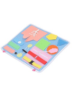 نيبمينينت Educational Activity Sensory Board Learning Dress Fine Motor Skill Buckle for Children  - Image 4