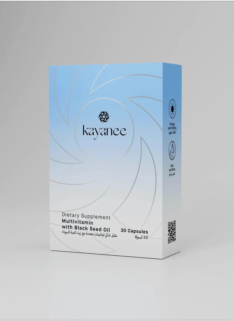 Kayanee Dietary Supplement Multivitamin with Black Seed Oil