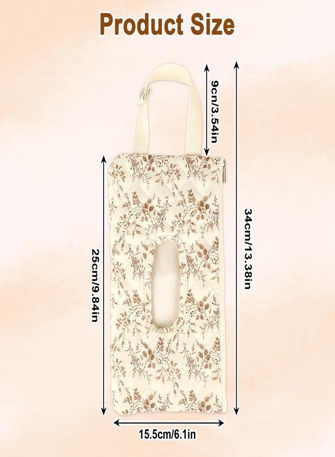 Keledz Wipes Dispenser，Portable Wipes Holder for Outdoor, Refillable Wipes Container, Wet Wipe Pouch for Travel, Wipe Holder for Diaper, Resuable Wipes Case for Hiking, Stroller Daily Casual - Beige - Image 3