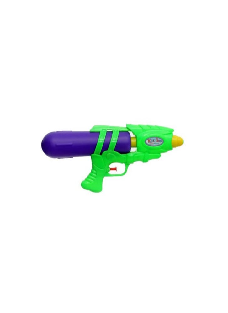 Small plastic water gun, great design to add more fun with a plastic water tank and easy to use for children - multi-color 