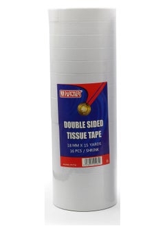 PARTNER 16-Piece Double Sided Tissue Tape 18mm Width  - Image 1