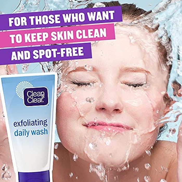 CLEAN & CLEAR, Daily Facial Wash, Exfoliating, 100ml - Image 2