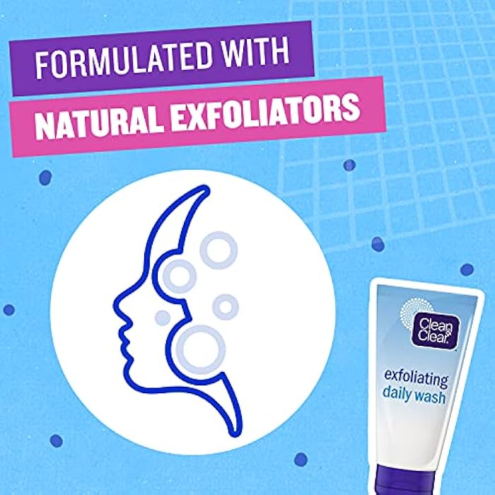 CLEAN & CLEAR, Daily Facial Wash, Exfoliating, 100ml - Image 3