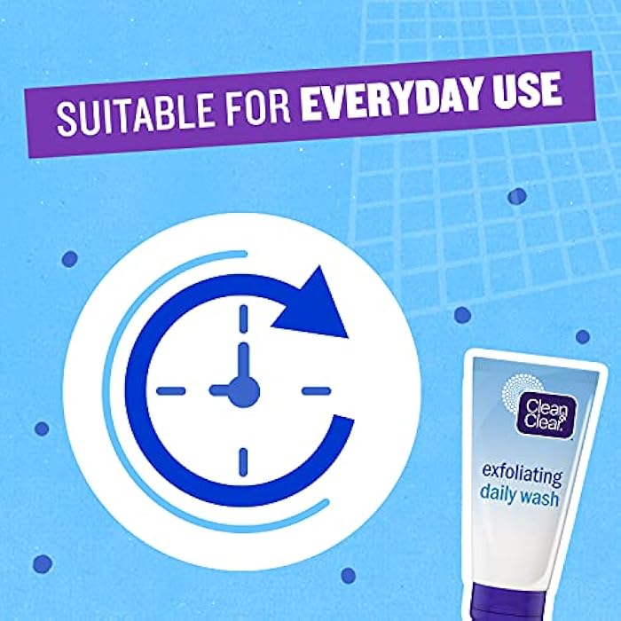 CLEAN & CLEAR, Daily Facial Wash, Exfoliating, 100ml - Image 4