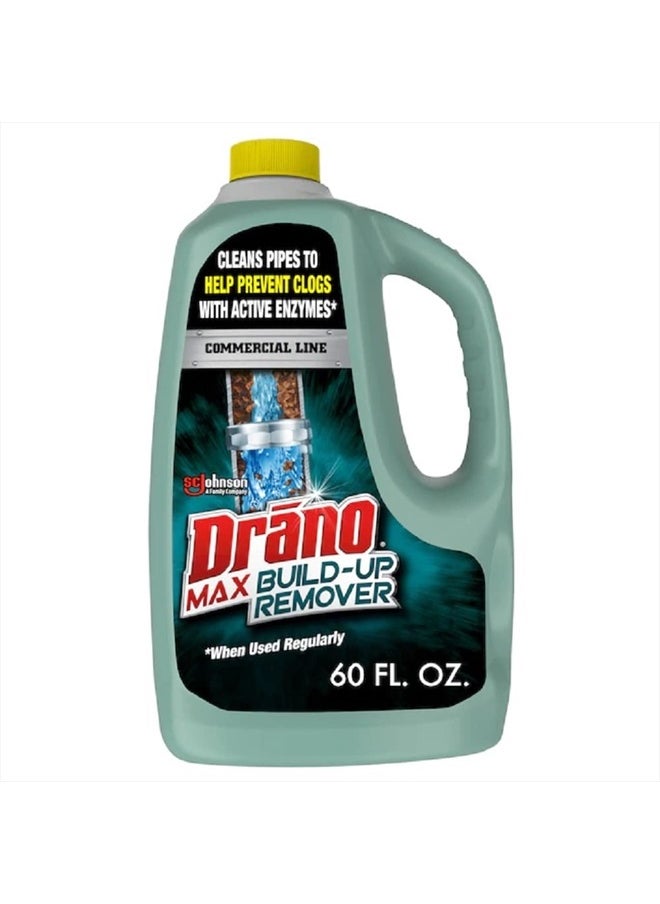 SC Johnson - Drano Max Build Up Remover Drain Cleaner, Commercial Line, 60 oz - Image 1