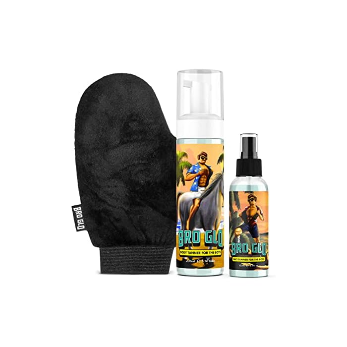 Bro Glo Self Tanner for Men Starter Bundle