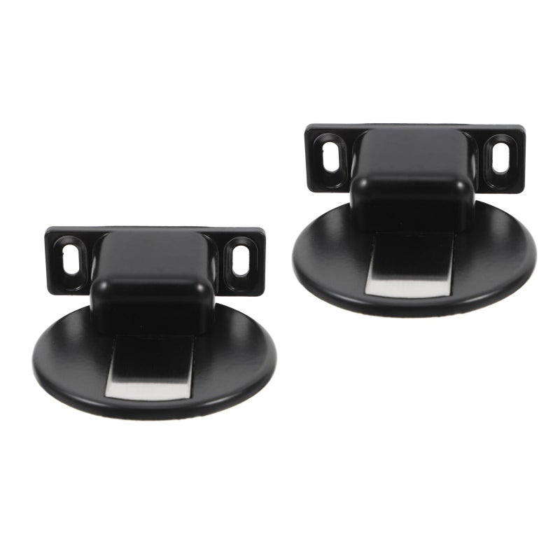 2 Sets Door Stainless Steel Door Stops Wall Floor Mounting Door Door Floor Mount Door - Image 1