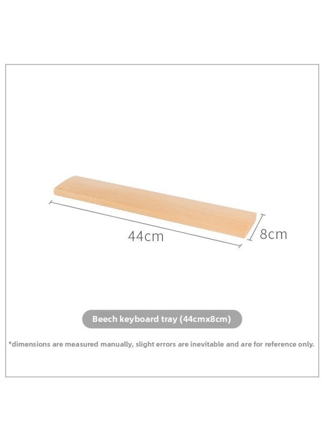 Office Wrist Pad Mechanical Keyboard Hand Pad Wrist Pad Keyboard Pad Solid Wood Hand Pad Palm Pad Mouse Wrist Pad-Pattern:(beech Wood-large Size-104 Keys-44cm)