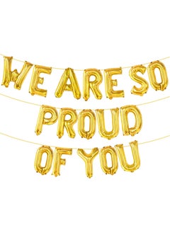 We Are So Proud of You Balloons for Graduation Party Decorations