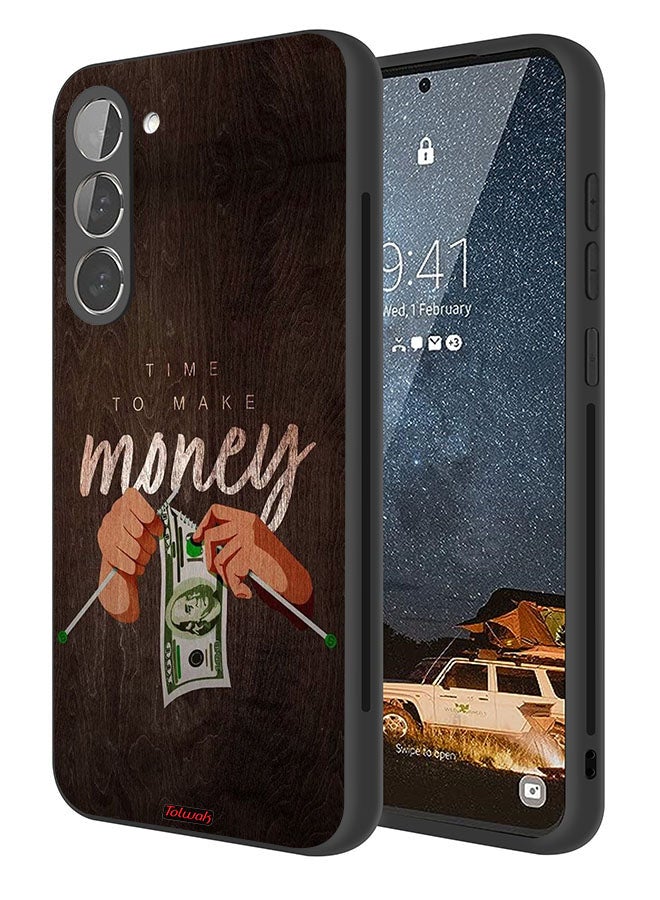 Tolwak Samsung Galaxy S23 Plus 5G Protective Case Cover Time To Make Money - Image 1