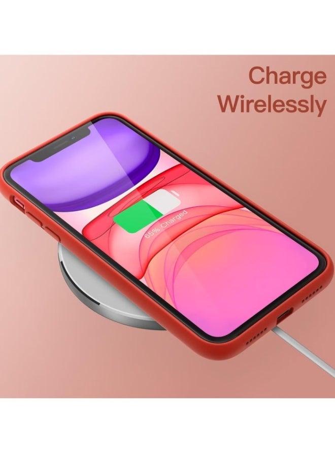 Mlbose iPhone 11 Case, Liquid Silicone Phone Case for iPhone 11 6.1 Inch, Colorful Silky-Soft Protective Cover (Red) - Image 5