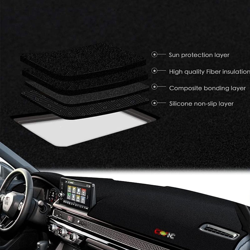 PGTOPONE Dashboard Cover for Honda Civic 2021-2022 - Image 3
