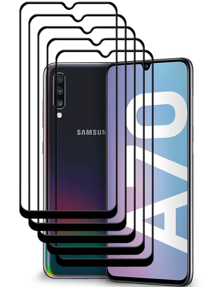 أكاليكس 5 قطع، حماية شاشة، لهاتف سامسونج جالاكسي A70، جودة ممتازة. - Image 1