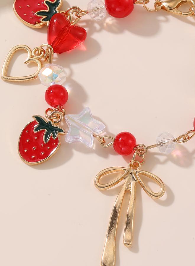 Take Two Strawberry Charm Bracelet - Image 3