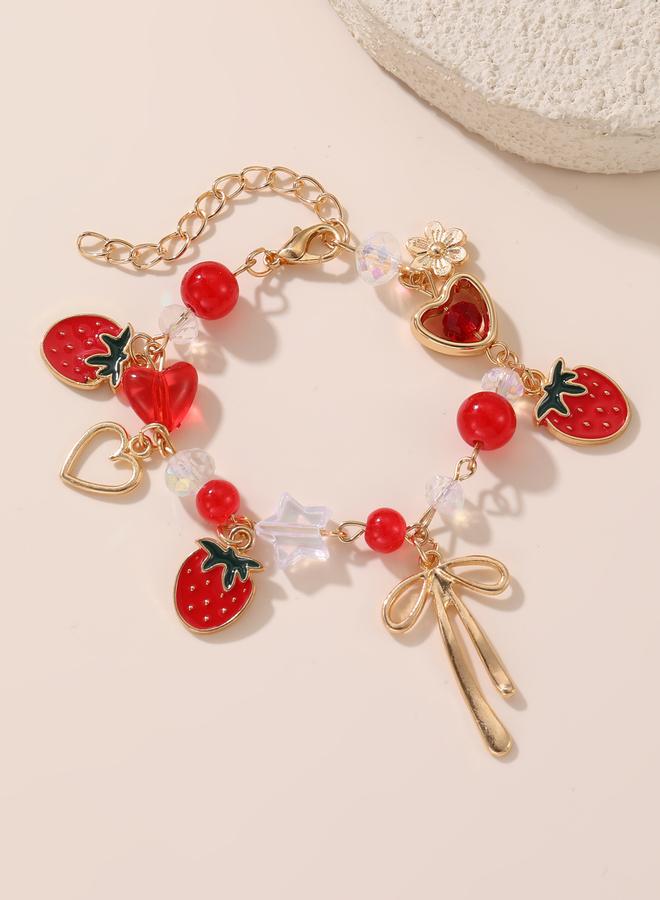 Take Two Strawberry Charm Bracelet - Image 4