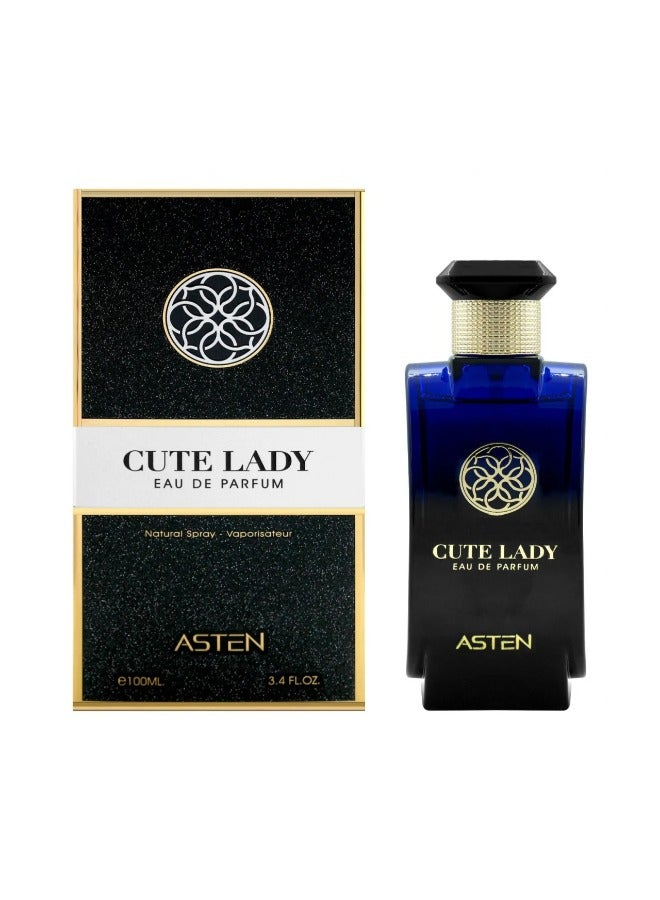 استين عطر كيوت ليدي من أستن للنساء – أو دو بارفيوم 100 مل، مستوحى من عطر جود جيرل كارولينا هيريرا - Image 1