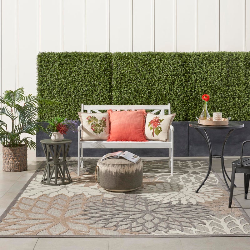 Nourison Home Aloha Natural 7'10" x 10'6" Area Rug - Easy Clean, Non Shedding, Bed Room, Living Room, Dining Room, Kitchen (8' x 11') - Image 3