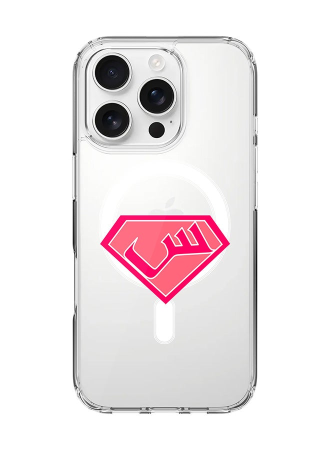 Stylizedd غطاء آيفون 16 برو [متوافق مع MagSafe] غطاء مغناطيسي رقيق شفاف - مرئي - Image 1