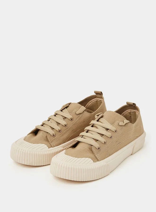 Styli Canvas Lace Up Casual Shoes