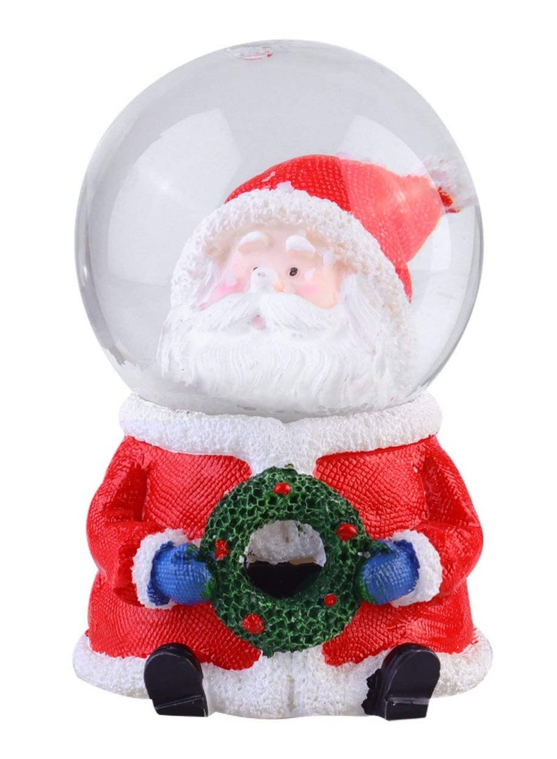 Excefore كرات الثلج لعيد الميلاد للأطفال هدايا عيد الميلاد سانتا كلوز كرات الثلج زينة كرة الماء، للأطفال - Image 1