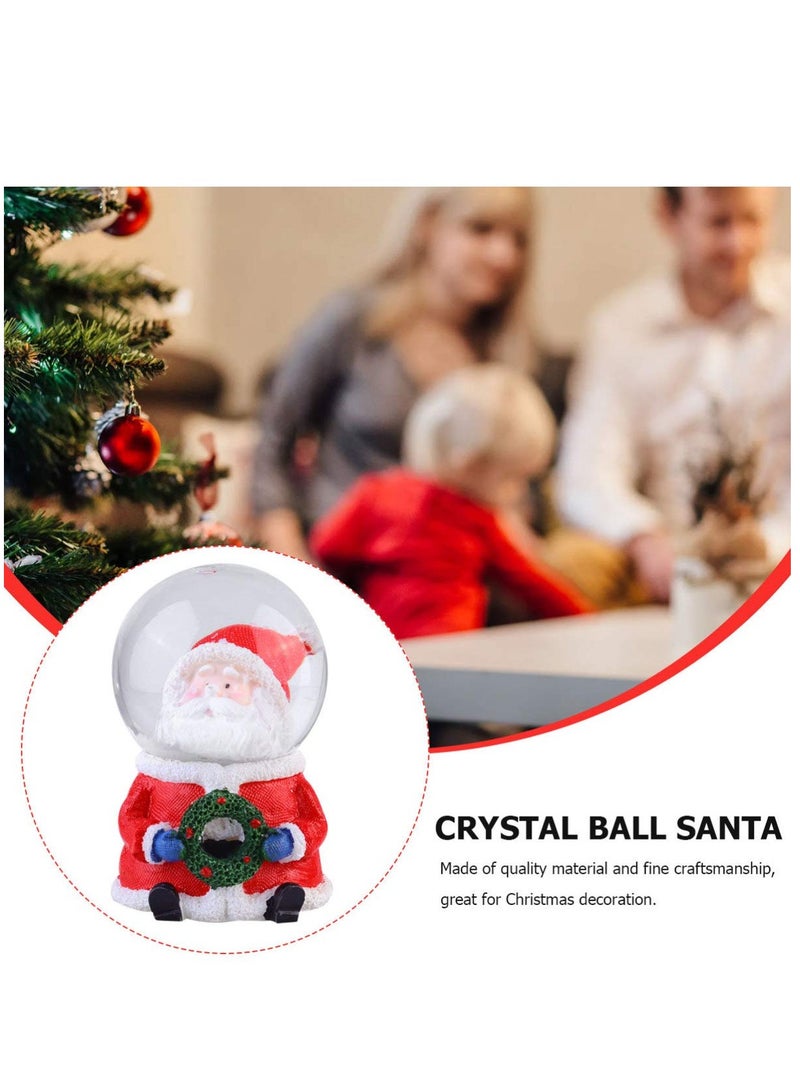 Excefore كرات الثلج لعيد الميلاد للأطفال هدايا عيد الميلاد سانتا كلوز كرات الثلج زينة كرة الماء، للأطفال - Image 4