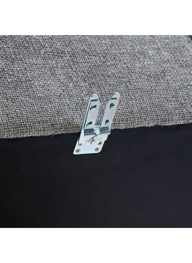 Home Box أريكة فرانكلين الزاوية القماشية باللون الرمادي - Image 3