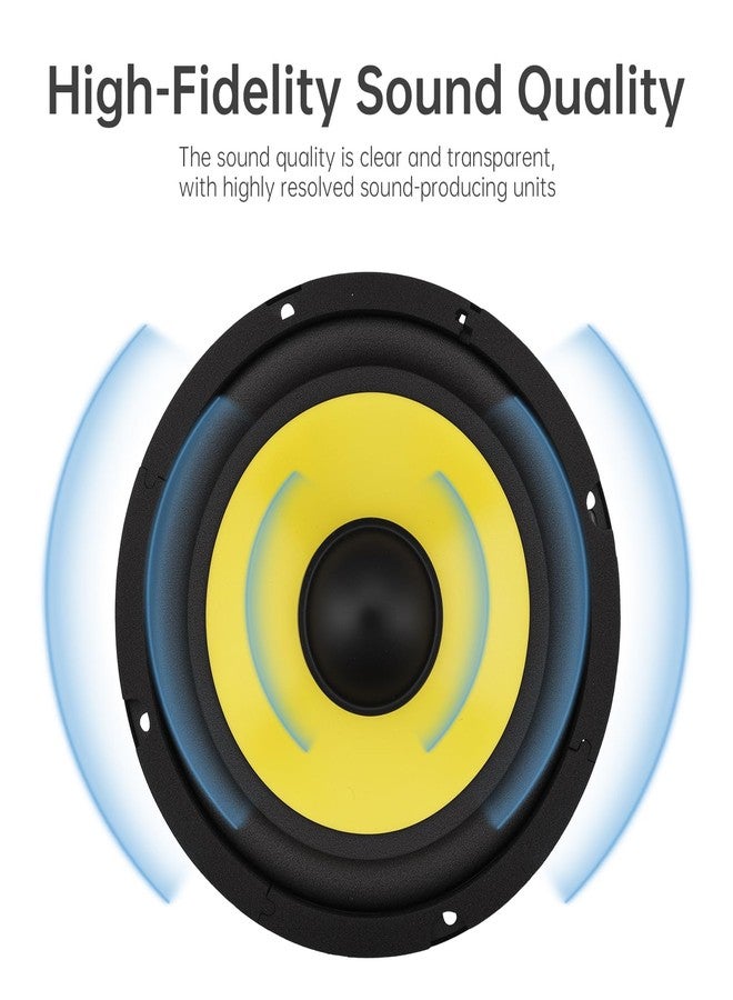 DriSentri 8 Inch Bass Loudspeaker Woofer Speaker, Car Speakers Wide Frequency Response Car Audio Stereo Speaker for Car Audio/Home Theaters - Image 4