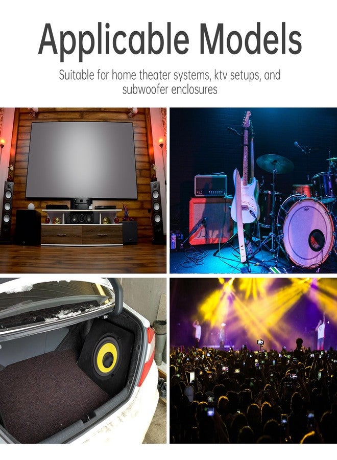DriSentri 8 Inch Bass Loudspeaker Woofer Speaker, Car Speakers Wide Frequency Response Car Audio Stereo Speaker for Car Audio/Home Theaters - Image 5